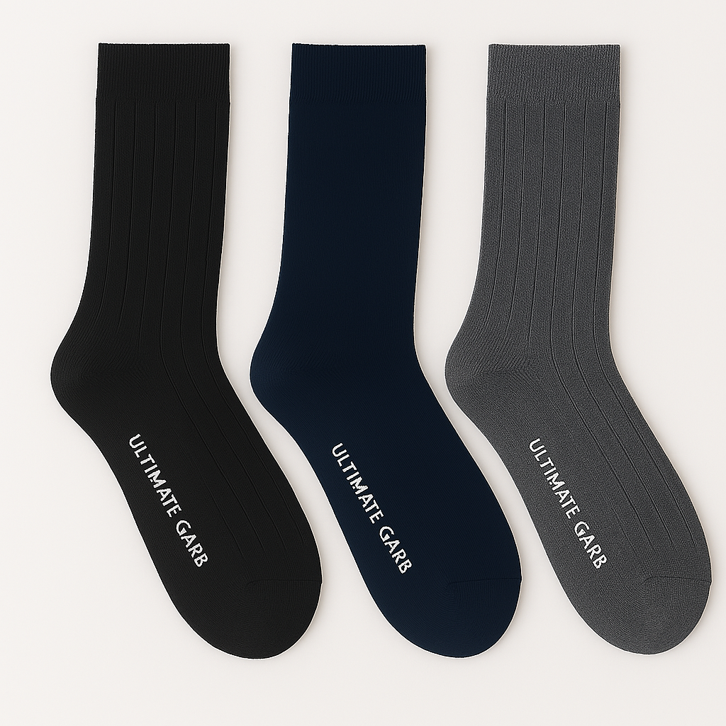 Stripe Crew Socks 3pk